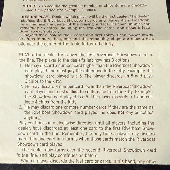 WHITMAN 1976 Riverboat Showdown Game - Picture 10 of 12